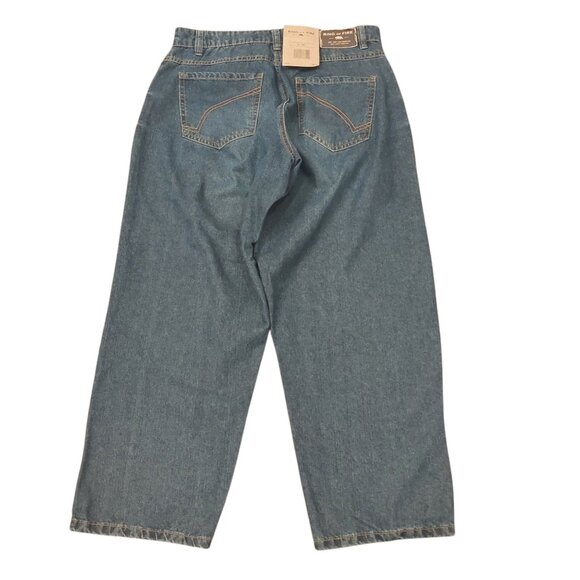 Ring of Fire Men’s Blue Jeans - W34 x L30, Droopy Drop Crotch, NWT - Picture 6 of 9